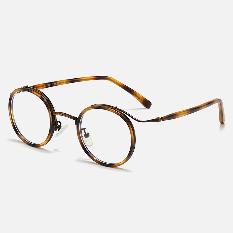 High Quality Classic Retro Round Spectacle Frames Anti Blue Light TR90 S22105 Optical Glasses Frames Unisex in Stock