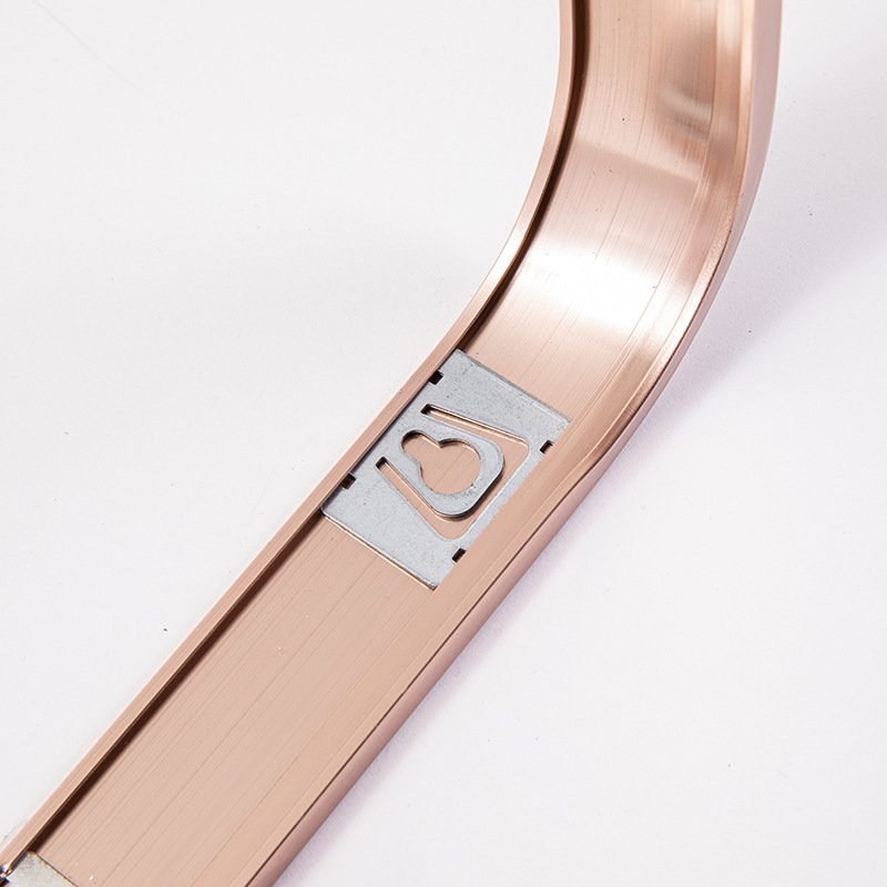 salon metal frame arched full-length floor dressing aluminum Black hairdressing salon mirror for decorative mirrors living room