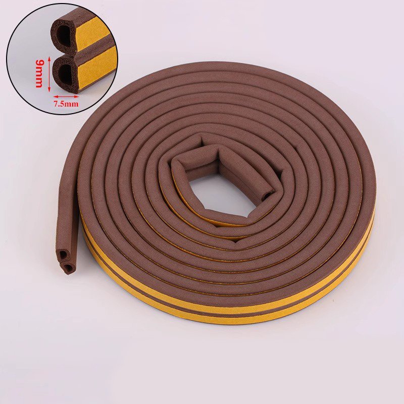 OEM Extruded Self Adhesive Sponge silicone Rubber Foam Roll Extruded Sealing Strip rubber seal EPDM Door Window Frame Seal strip