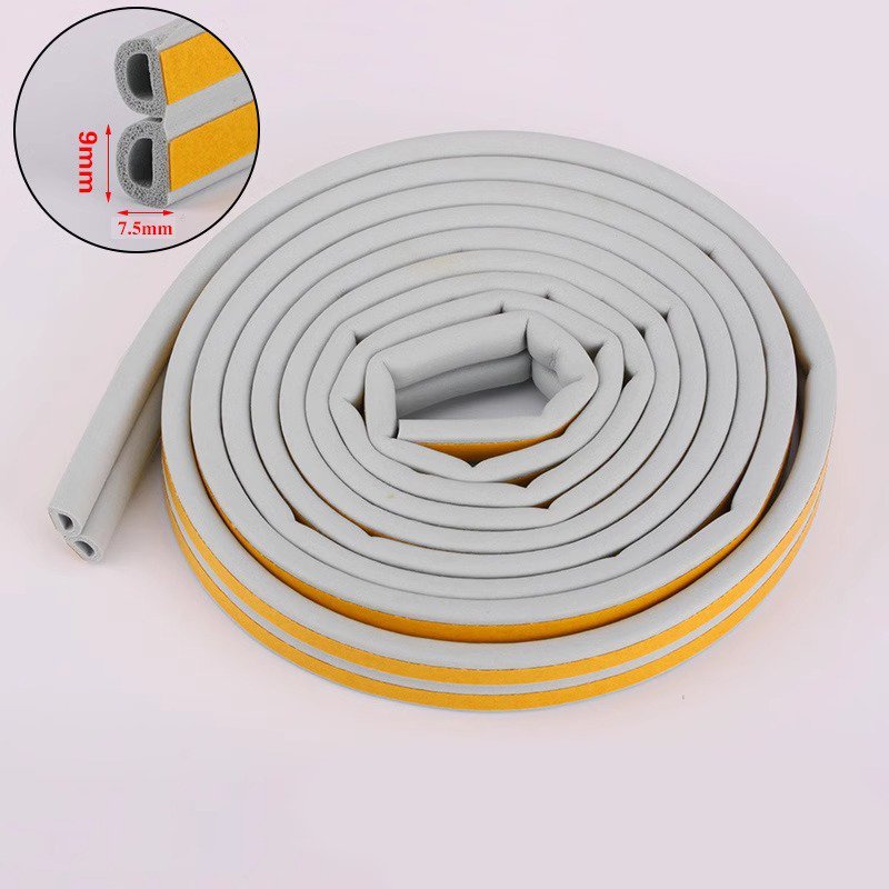 OEM Extruded Self Adhesive Sponge silicone Rubber Foam Roll Extruded Sealing Strip rubber seal EPDM Door Window Frame Seal strip
