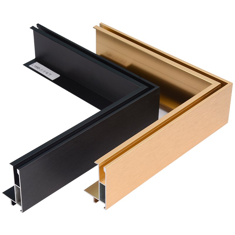 Custom Double Layer Metal Frame Home Decoration Aluminum Bar Poster Picture Photo Frame Molding Strip Aluminium Frame Moulding