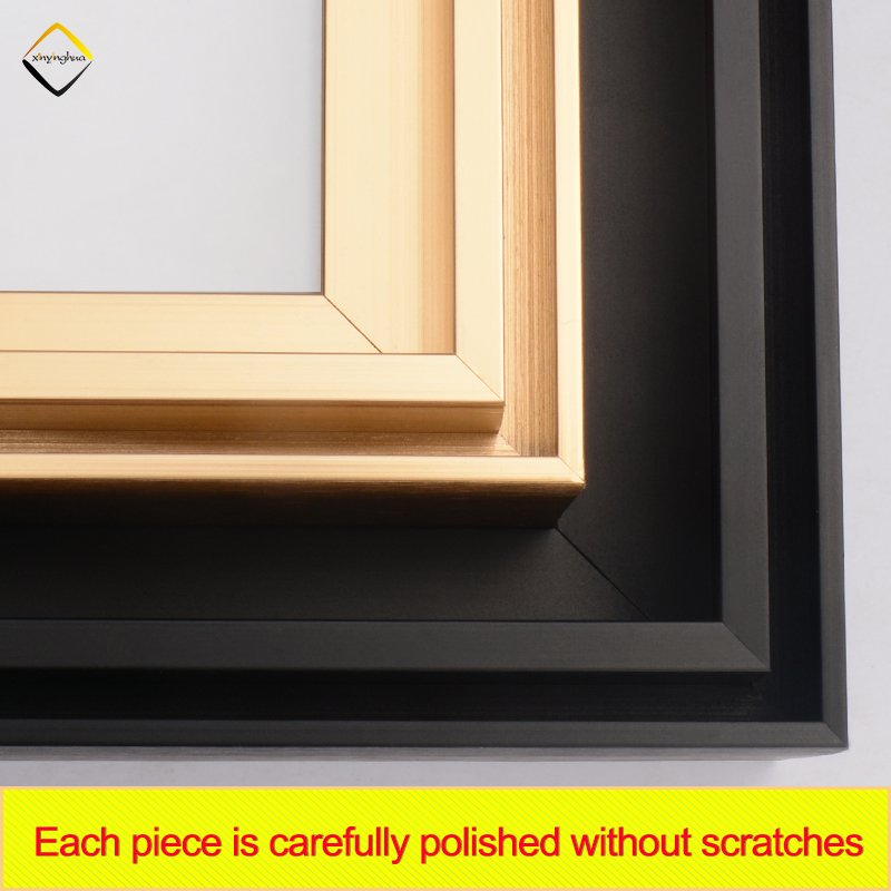 Custom Double Layer Metal Frame Home Decoration Aluminum Bar Poster Picture Photo Frame Molding Strip Aluminium Frame Moulding