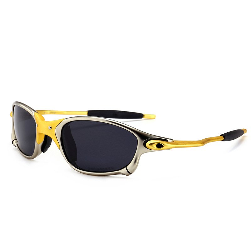 MTB Man Polarized Sunglasses Two color Metal Frame Cycling Sport Sun Glasses UV400 Fishing Day night Driving Eyeglasses