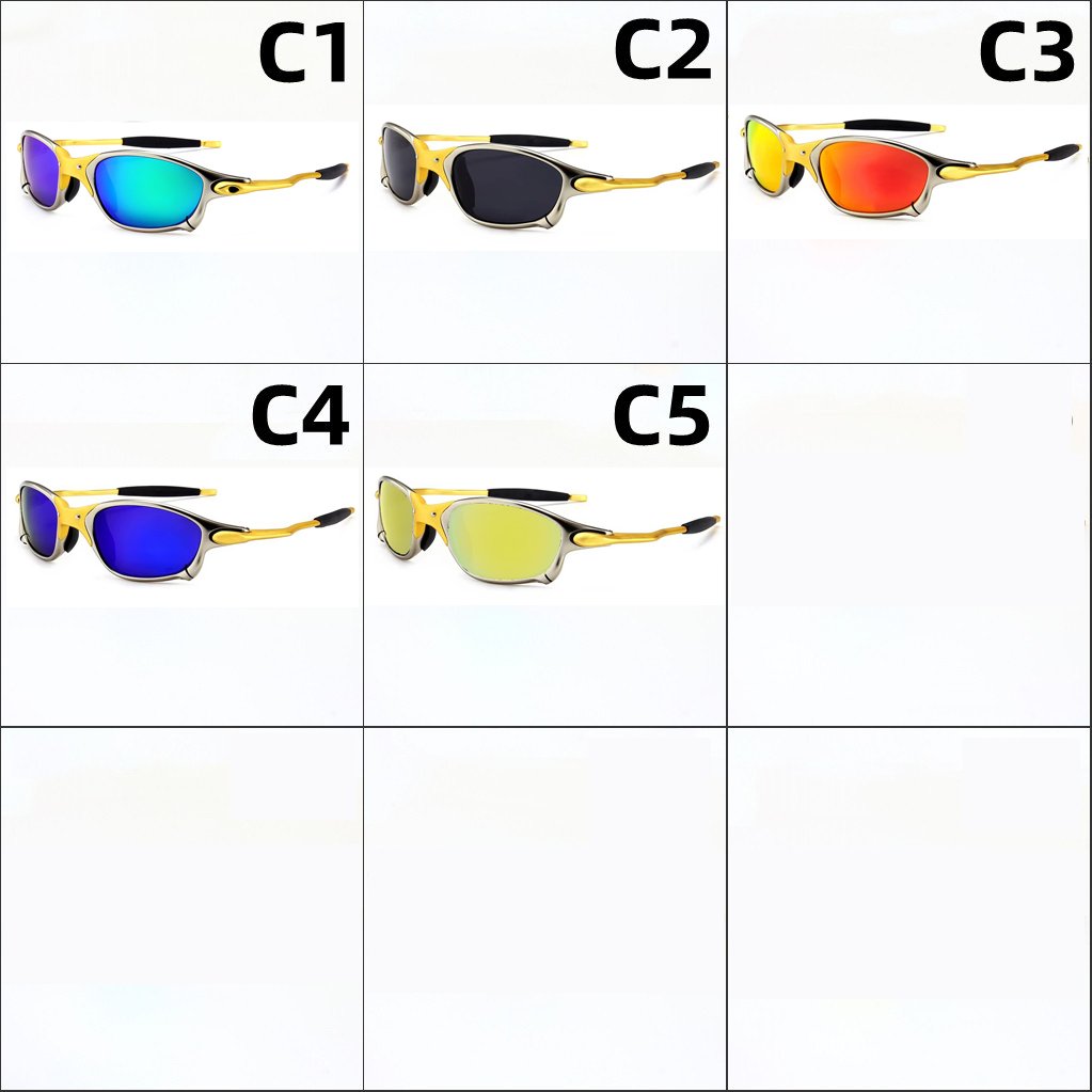 MTB Man Polarized Sunglasses Two color Metal Frame Cycling Sport Sun Glasses UV400 Fishing Day night Driving Eyeglasses