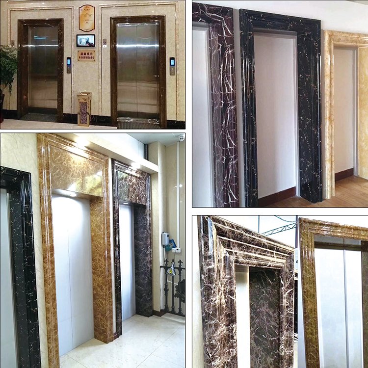 PVC Door line 15cm Frame Moulding Decoration Artificial Stone Skirting Border Line