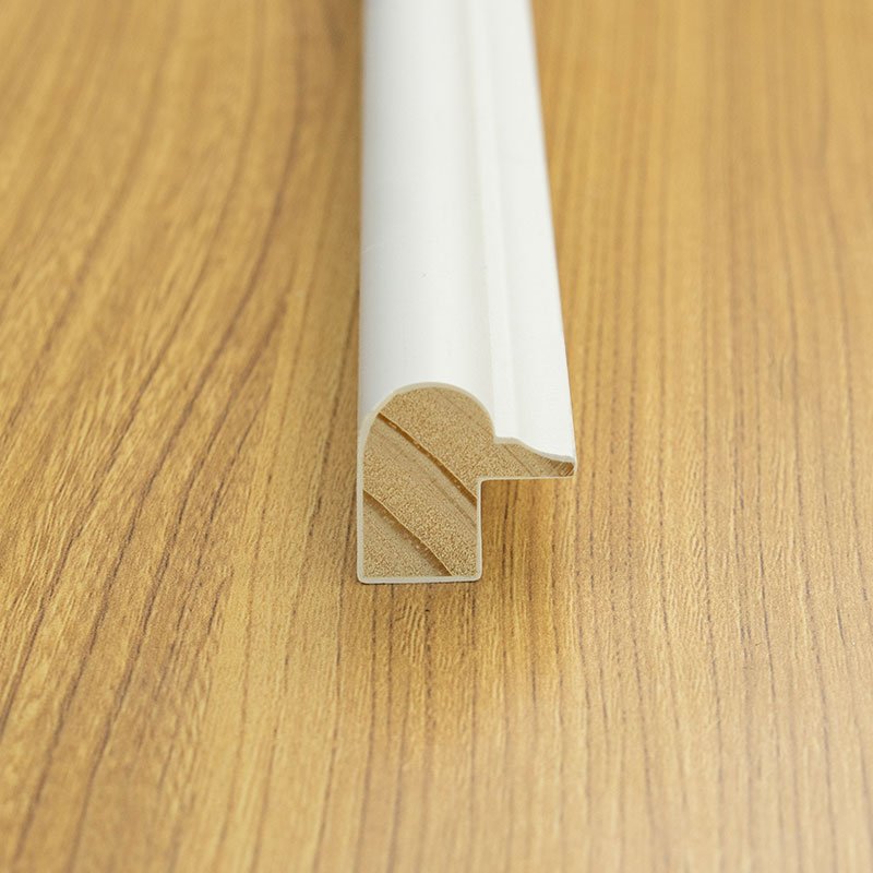 White Primed FJ Wooden decorative quarter round moulding