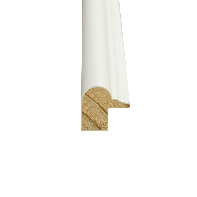 White Primed FJ Wooden decorative quarter round moulding