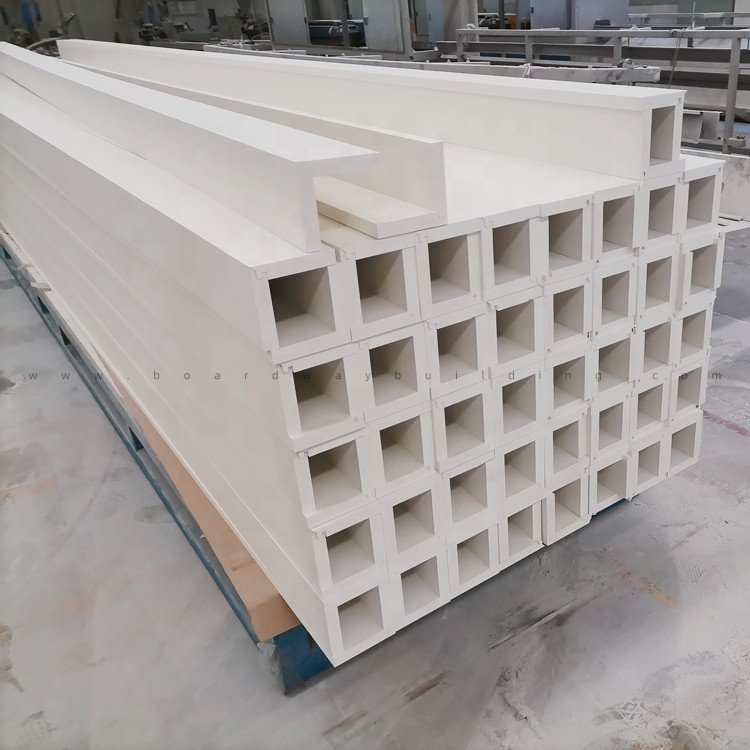 Durable Waterproof PVC Brick Mould for Indoor Outdoor House Construction Door Frame