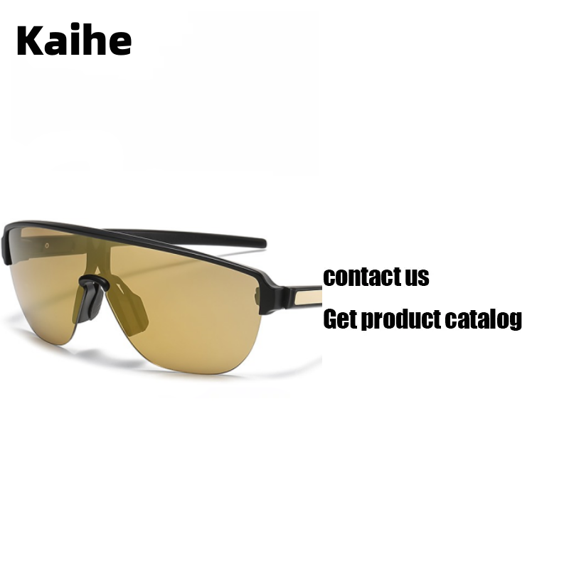 2024 trends new designer Frames Orange Lens UV 400 Sports Fishing Bicycle Glasses Customize Logo Sunglasses for man