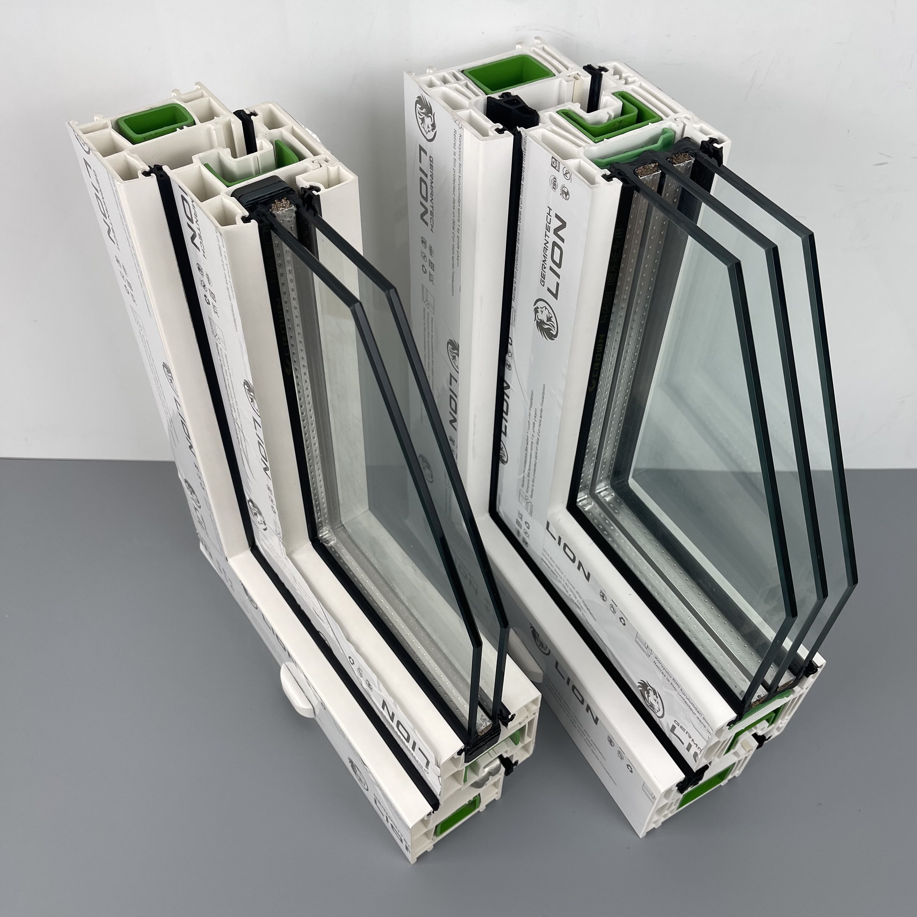 High Quality Cheap UPVC Plastic Profiles 99mm 80mm 100mm 90mm Window Screen Frame Building New Vertical Sliding Casement Window