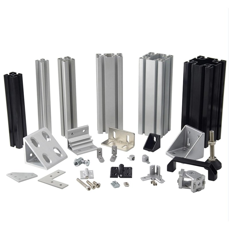Sambo Factory Custom Aluminum Doors Windows Frame Sliding Extrusion Profiles Milling Machining Aluminum Extrusion Manufacturers