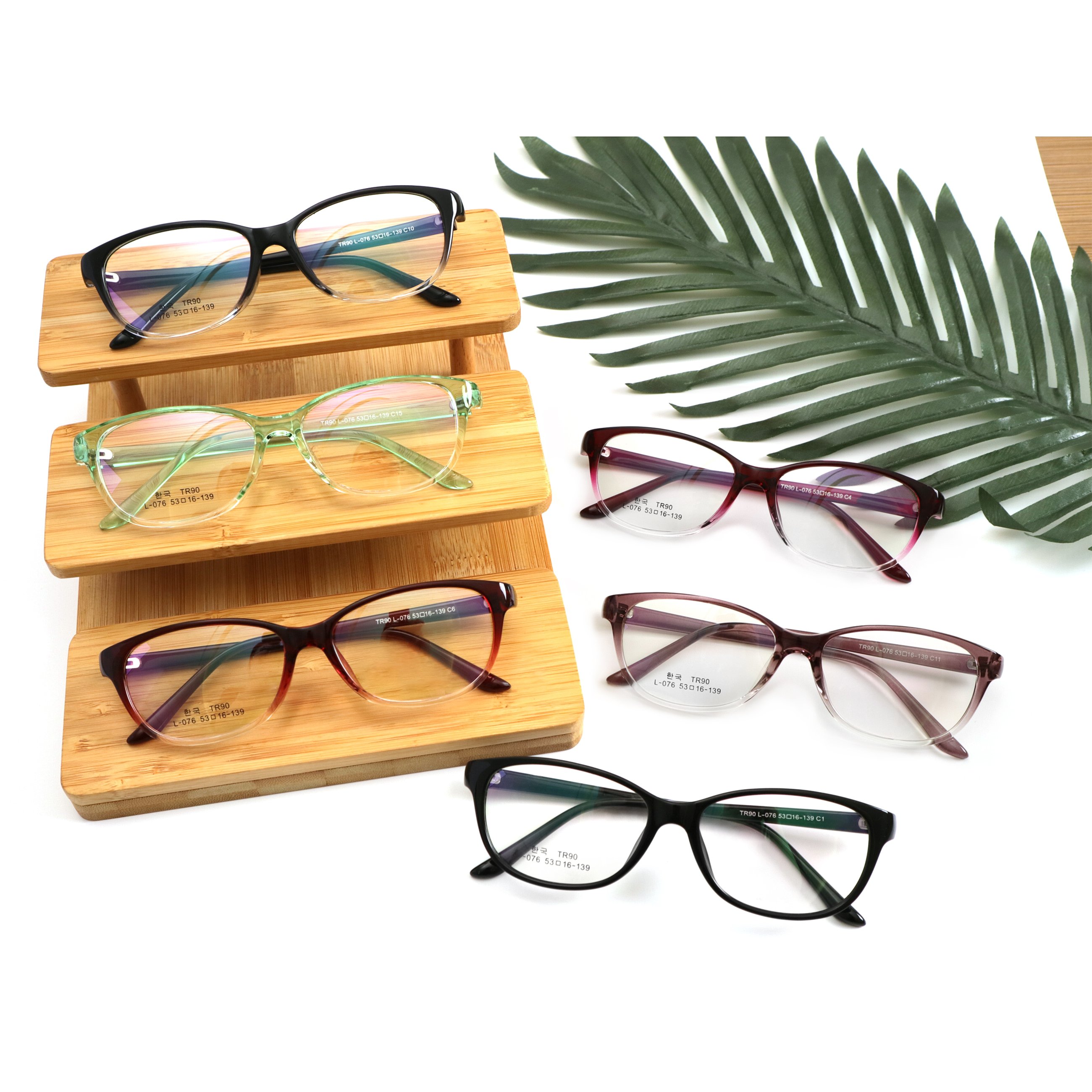 Customized Design Optical Frames Stylish Square Anti Blue Light Blocking Glasses Fashion Spectacle Frame For Women