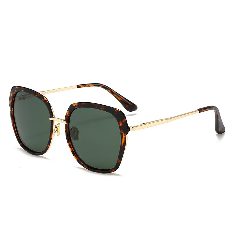 Designer Brand Luxury Thick Full Square Sunglasses for Men Women Trendy Multiple Colors Custom Logo Lens High Quality Blue Frame