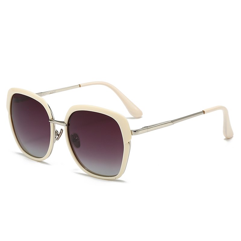 Designer Brand Luxury Thick Full Square Sunglasses for Men Women Trendy Multiple Colors Custom Logo Lens High Quality Blue Frame