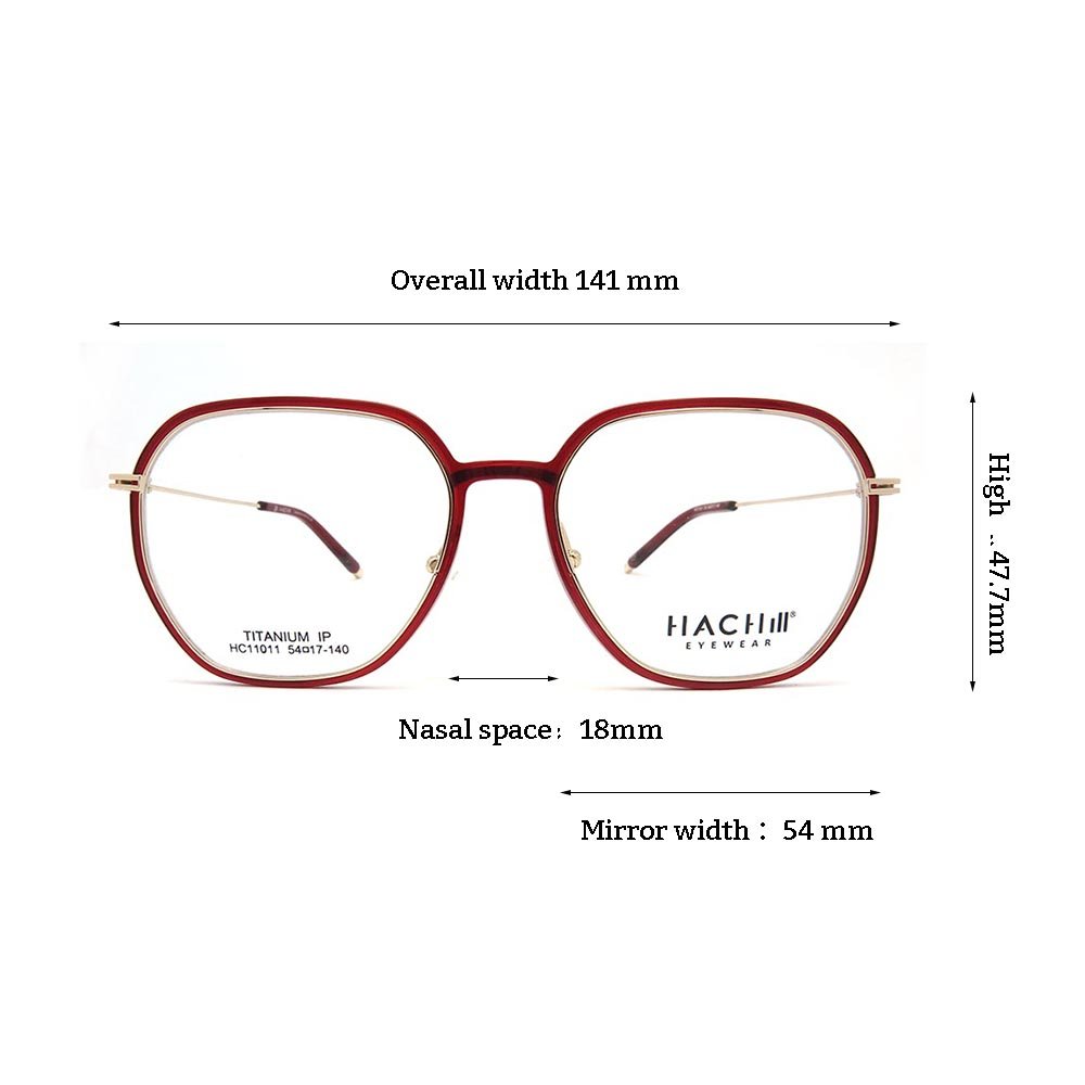 Hachill brand high quality titanium eyeglasses frame designer reading spectacle for men