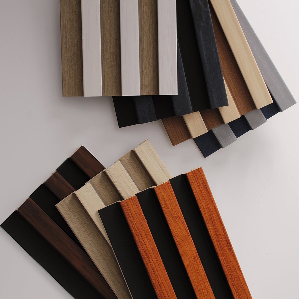 Waterproof ps fluted wall panels 3d design color customized moisture-proof wall boards for interior background wall decoration