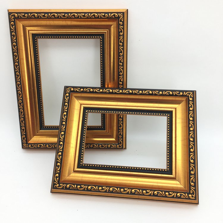 Classic Style Ornate Antique Plastic Profile Picture Framing Art Canvas Custom Picture Oil Painting Frame Moulding Made In China