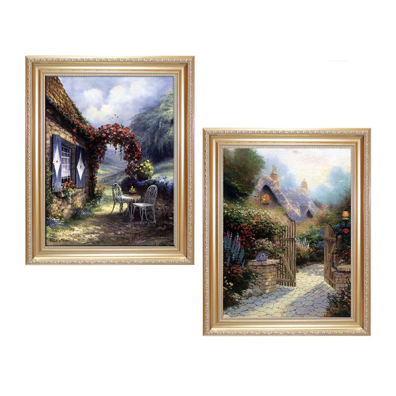 Classic Style Ornate Antique Plastic Profile Picture Framing Art Canvas Custom Picture Oil Painting Frame Moulding Made In China