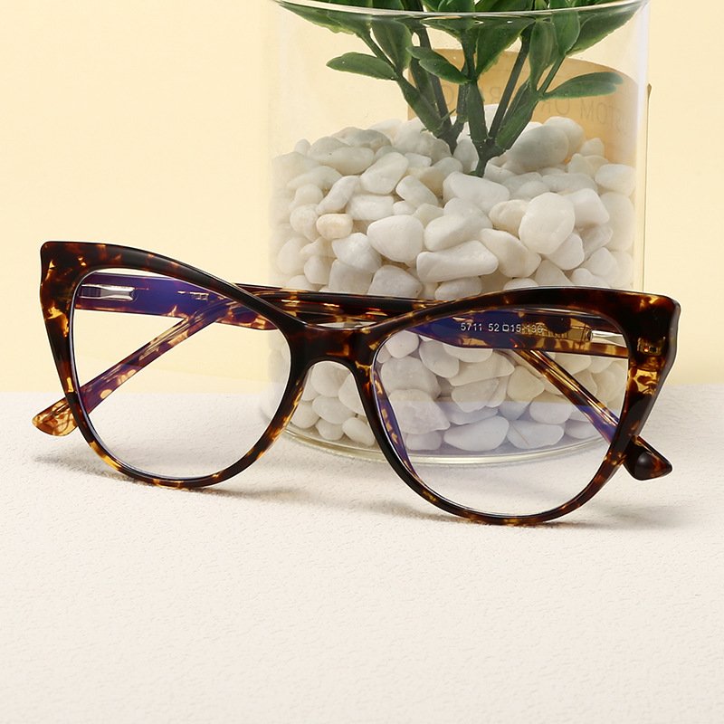 adult protect eye glasses custom design simple shape optical frame blue light blocking glasses
