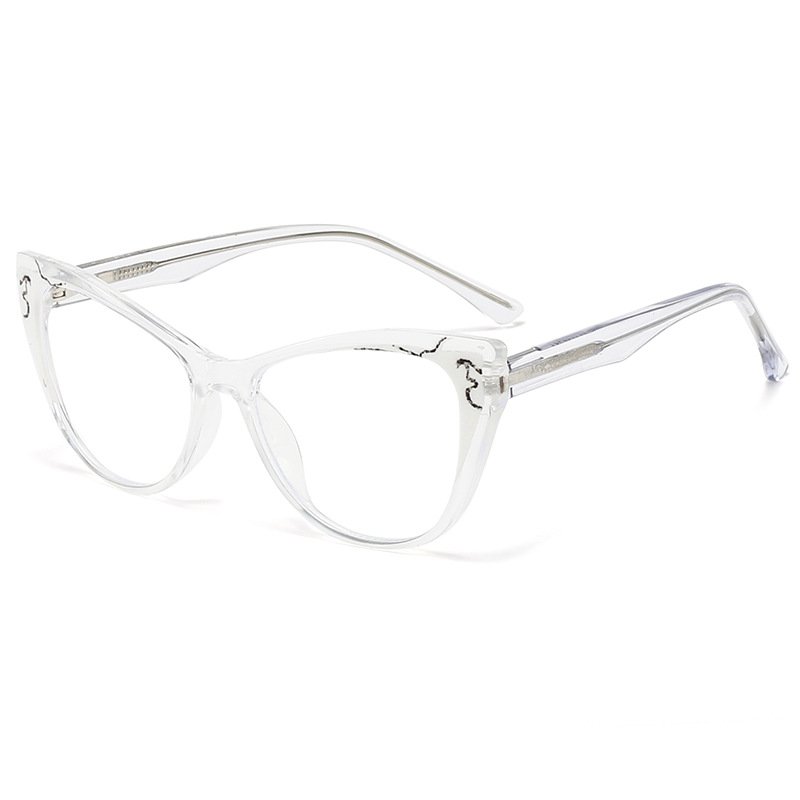 adult protect eye glasses custom design simple shape optical frame blue light blocking glasses