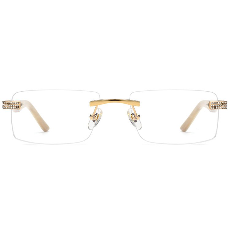 Top Quality Direct Selling Newest Fashion Diamond Natural Ox Horn Glasses Designer Custom Women Men Optical Frames
