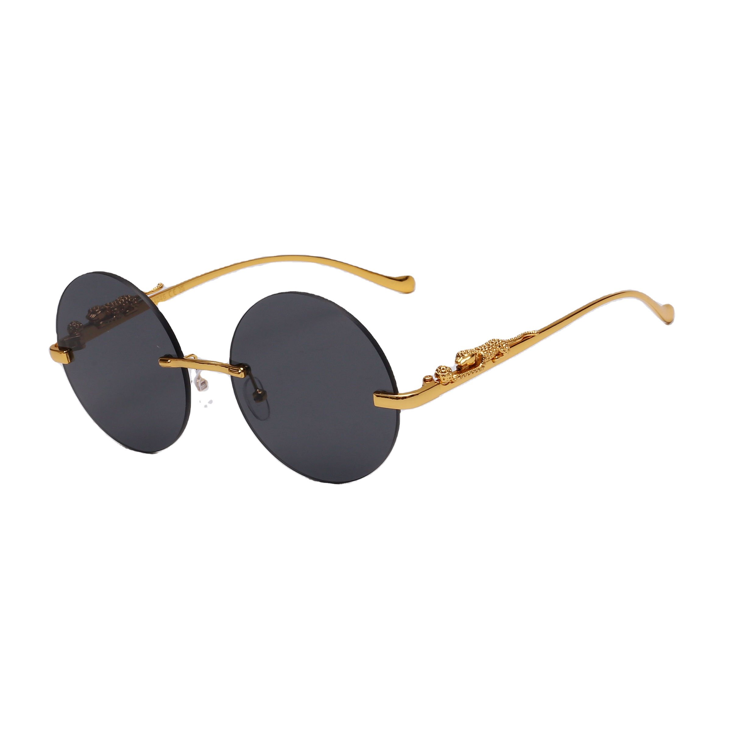 2024 High-quality fashion PC retro metal making women's sunglasses