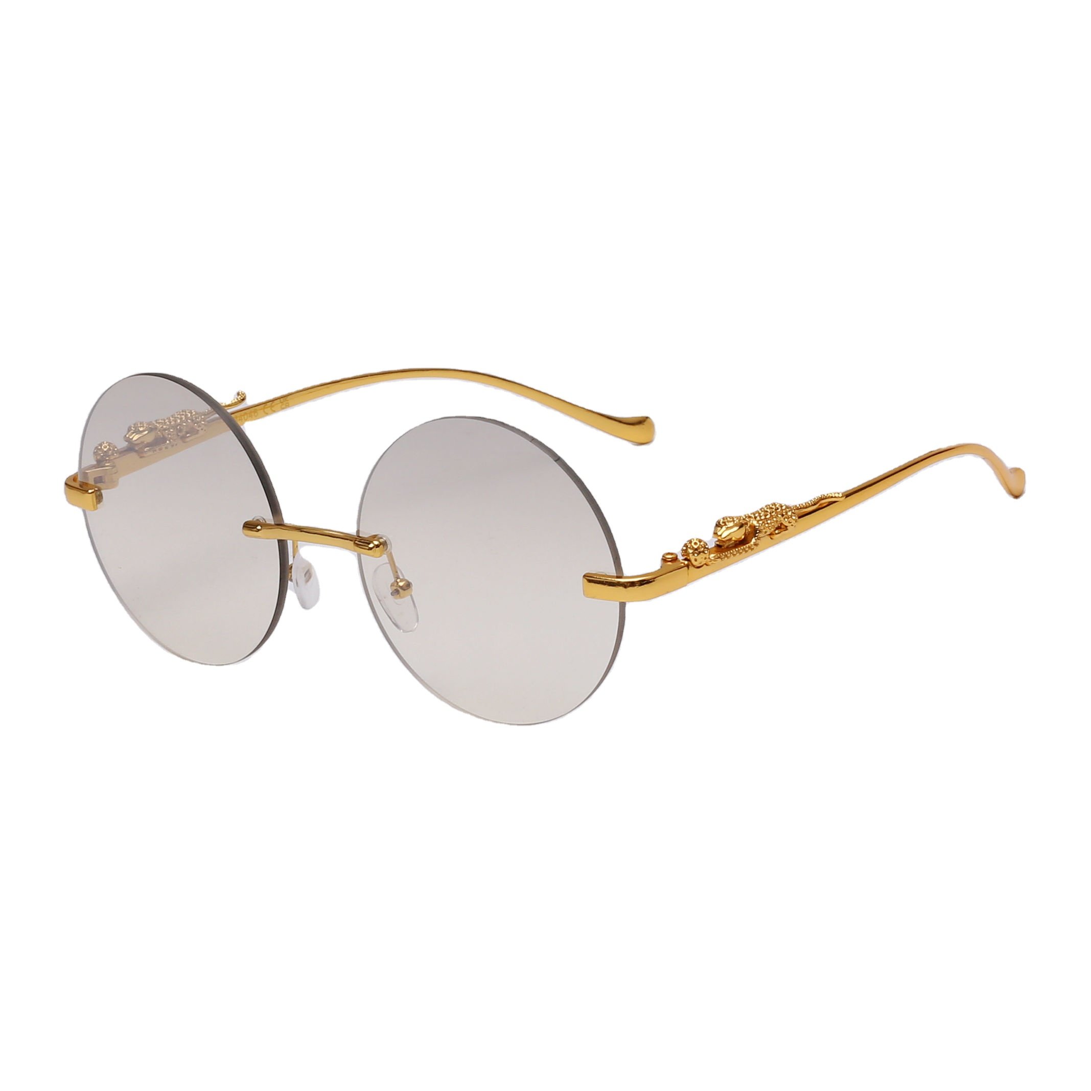 2024 High-quality fashion PC retro metal making women's sunglasses