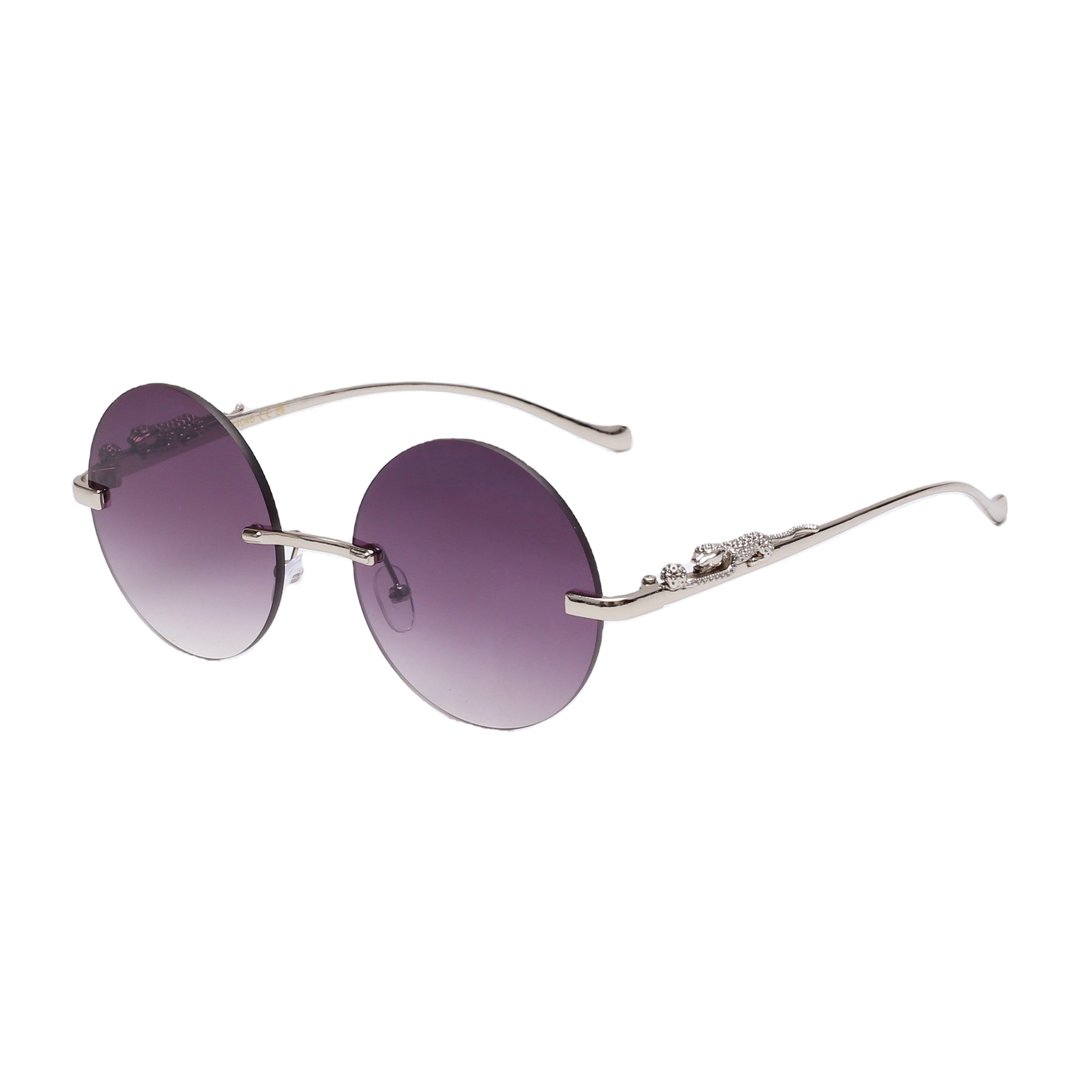 2024 High-quality fashion PC retro metal making women's sunglasses