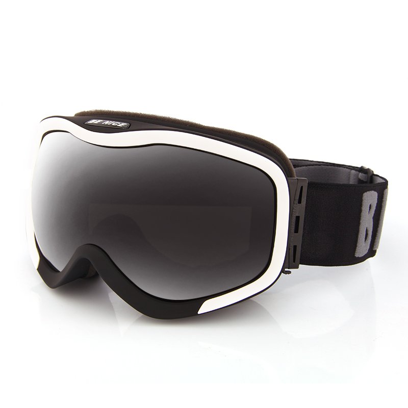 Dark Smoke Black Lens Snow Goggles Suppliers Decorative Frame Ski Glasses Stylish Adults Goggles
