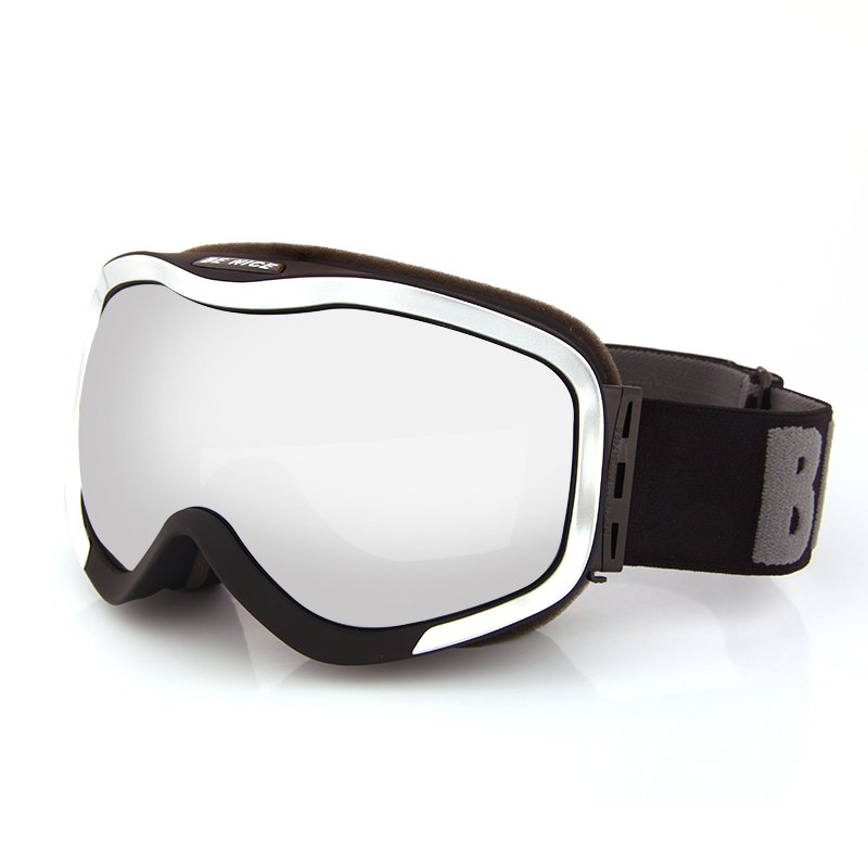 Dark Smoke Black Lens Snow Goggles Suppliers Decorative Frame Ski Glasses Stylish Adults Goggles