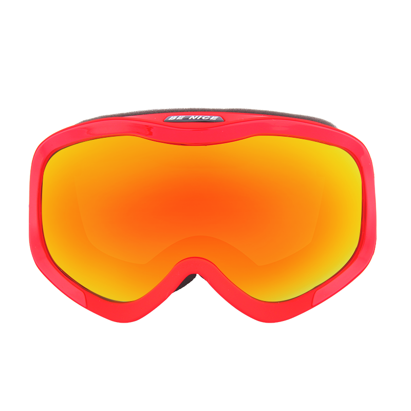 Dark Smoke Black Lens Snow Goggles Suppliers Decorative Frame Ski Glasses Stylish Adults Goggles