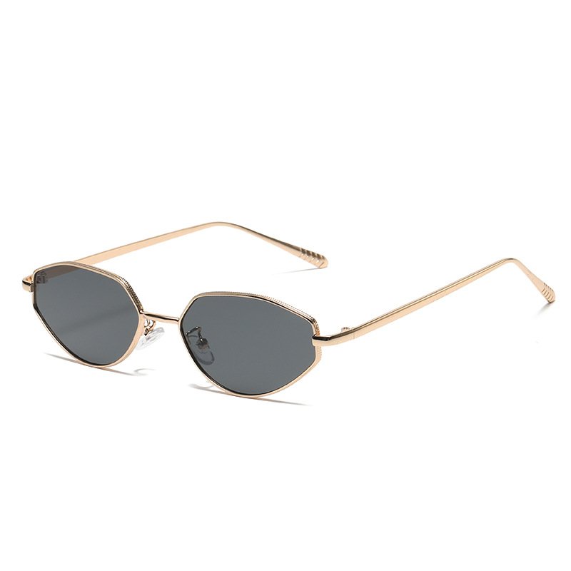 wholesale metal frame high quality sun glasses fashion trendy designer uv 400 shades sunglasses for women men