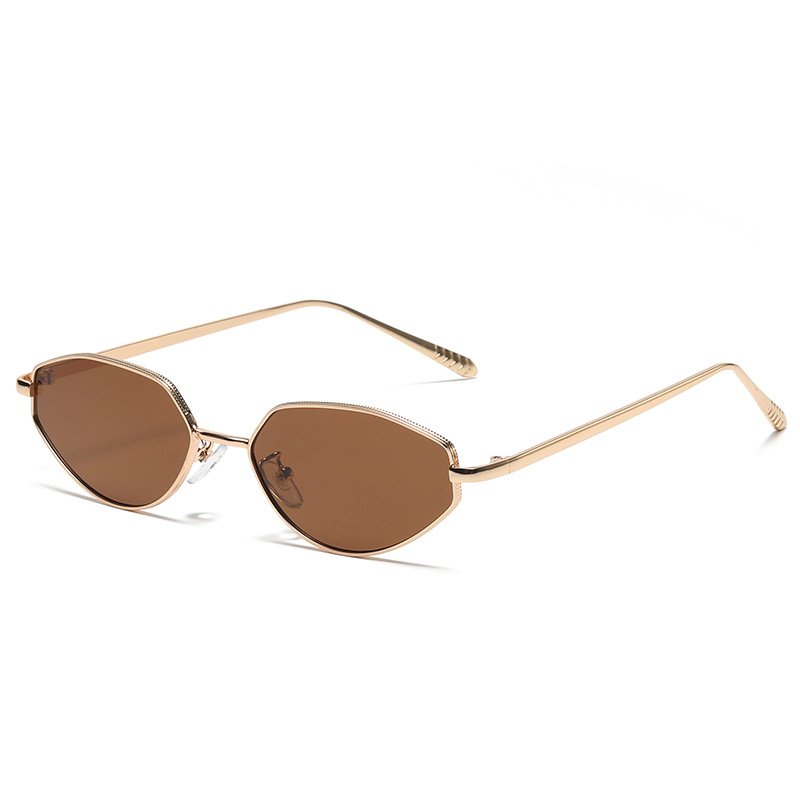 wholesale metal frame high quality sun glasses fashion trendy designer uv 400 shades sunglasses for women men