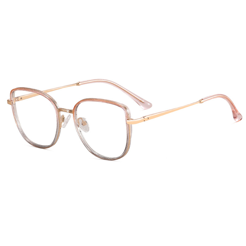 83608 High quality fashion Gradient Metal glasses Blue Light women's glasses Gradient Luxury metal anti-blue light glasses frame