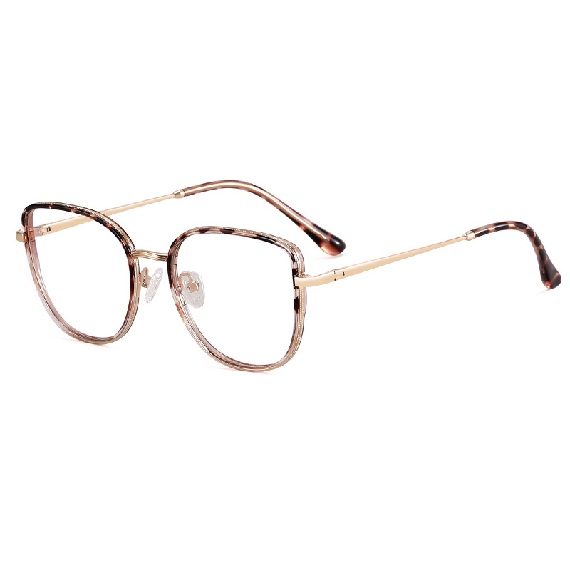 83608 High quality fashion Gradient Metal glasses Blue Light women's glasses Gradient Luxury metal anti-blue light glasses frame