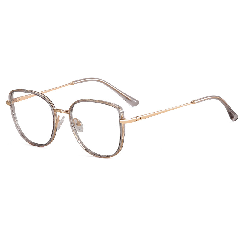 83608 High quality fashion Gradient Metal glasses Blue Light women's glasses Gradient Luxury metal anti-blue light glasses frame
