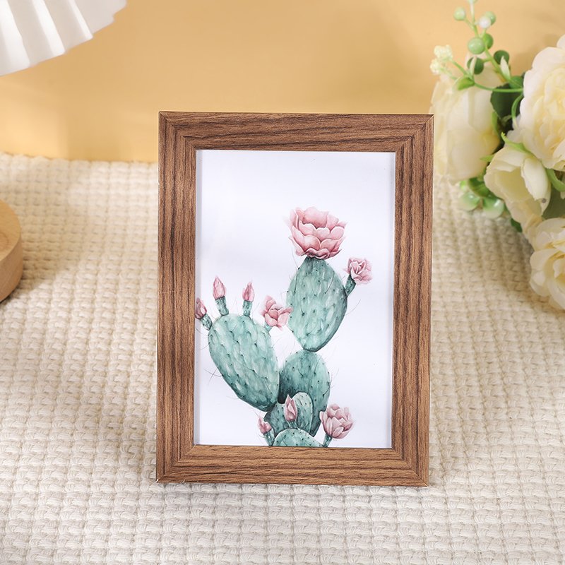 Cheap Custom Size Wall Wooden Home Interior Decor Photo Frame Rectangle Design