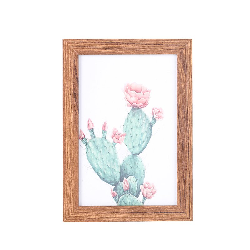 Cheap Custom Size Wall Wooden Home Interior Decor Photo Frame Rectangle Design