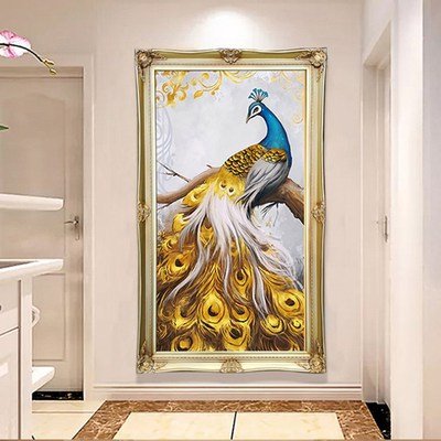 Spot Goods Big Size European Wood Oil Painting Frames Wall Hanging Wood Picture Frame Moulding Wall Decorative Picture Frames