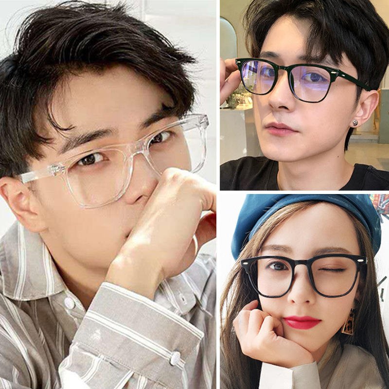 Transparent Round Men Women Frame Anti Blue Light Glasses Eyeglasses Computer Optical Frames