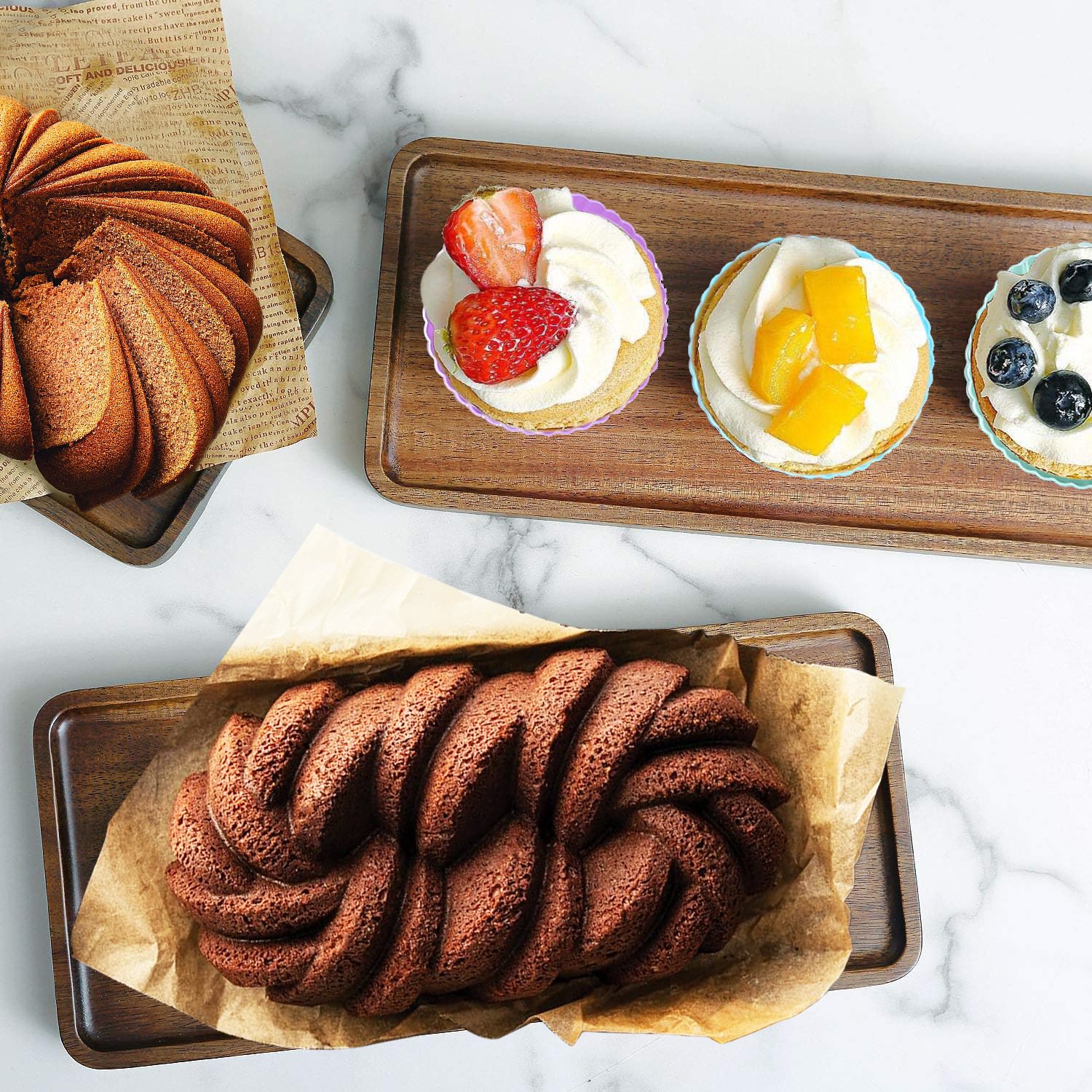 Hot Selling New Medium Bi-color Hard Frame Braided Loaf Pan Reusable Non-Stick Silicone Cake Mold for Perfect Baking Dishes Pans