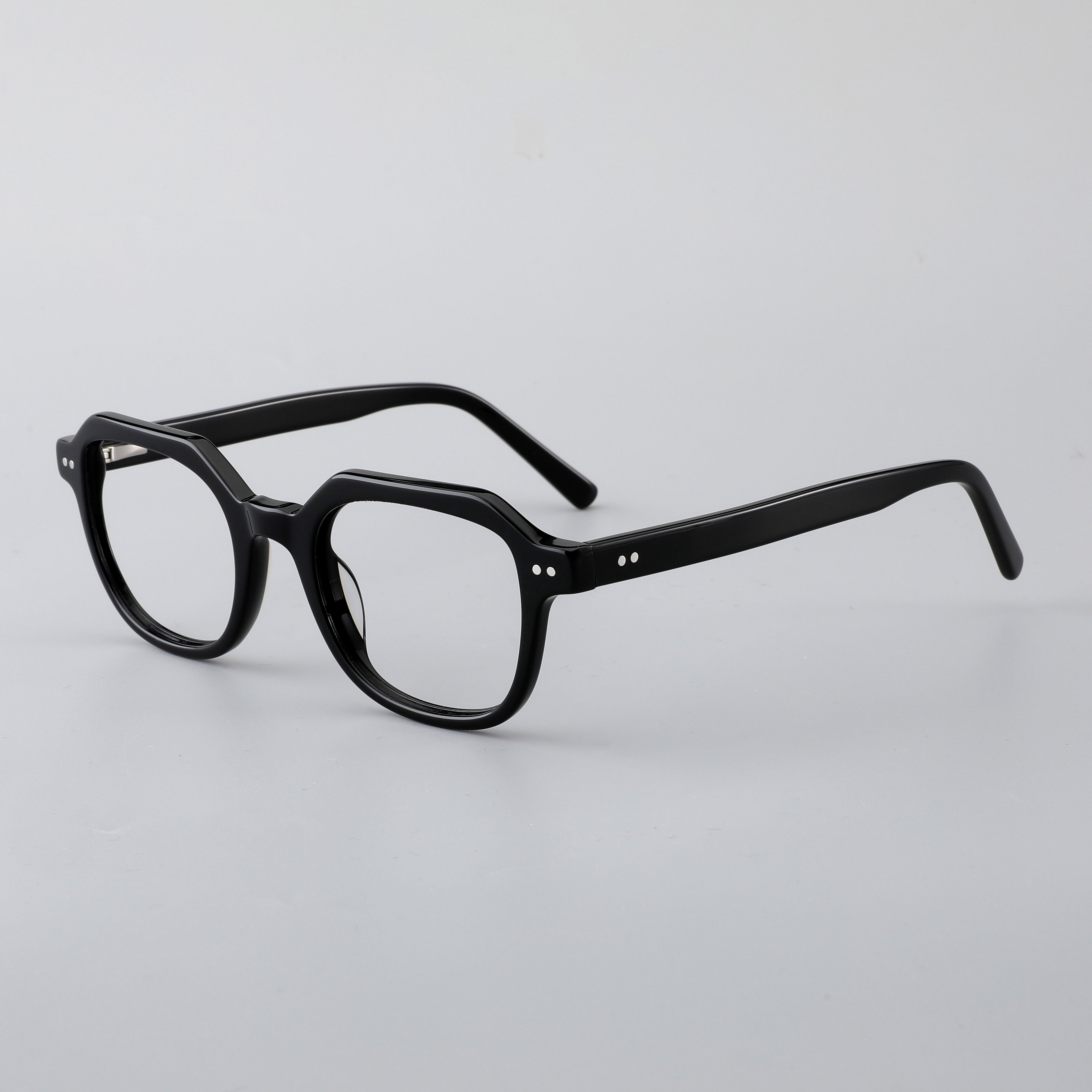 LMA 1095 Hot sale Retro Wholesale Unique round Acetate Glasses Custom Logo Women Men classic Eyeglasses Thin Frames 2024