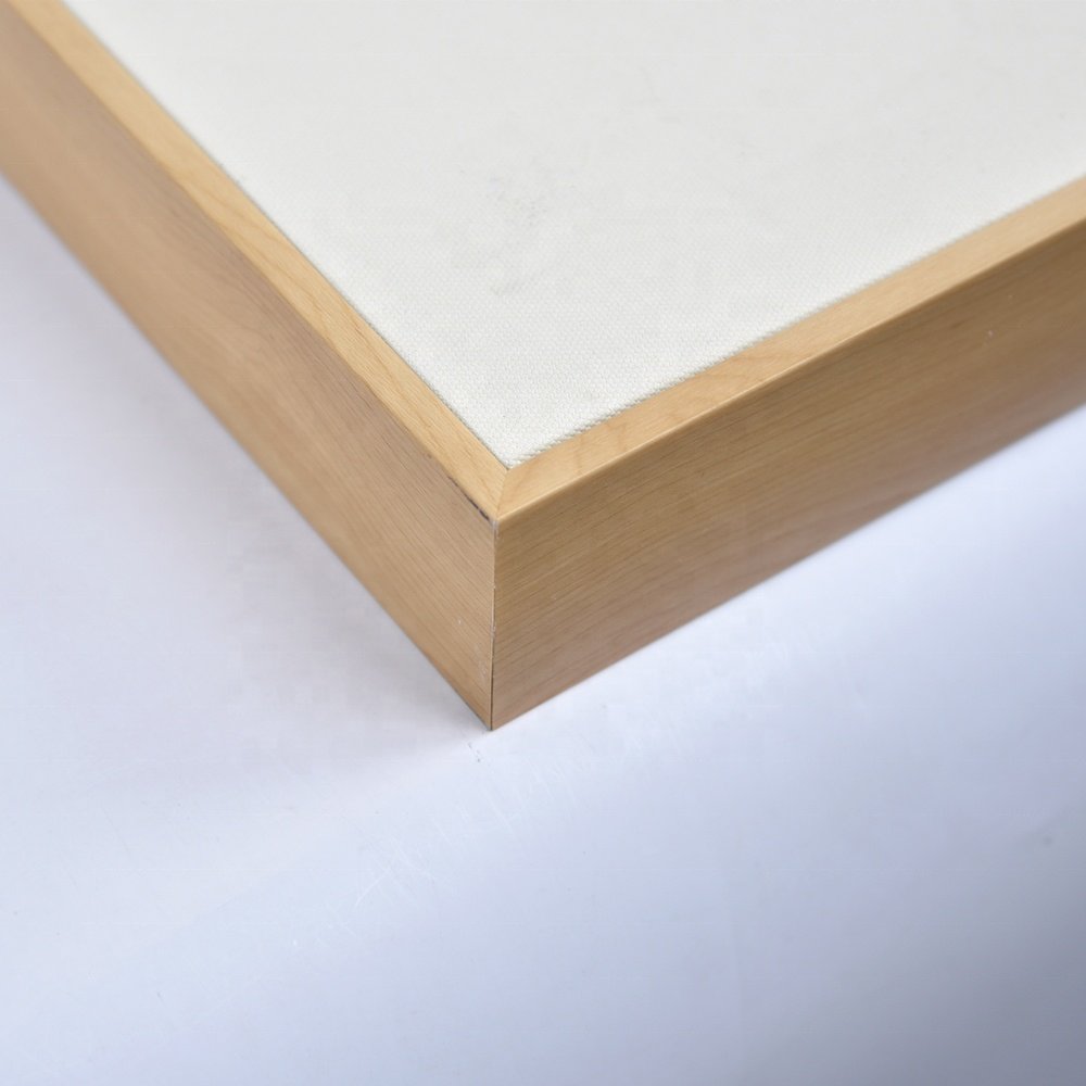 Manufacturer Customized Hanging Wall Wooden Floating Frame Moulding Picture Floater Frame for Painting Canvas
