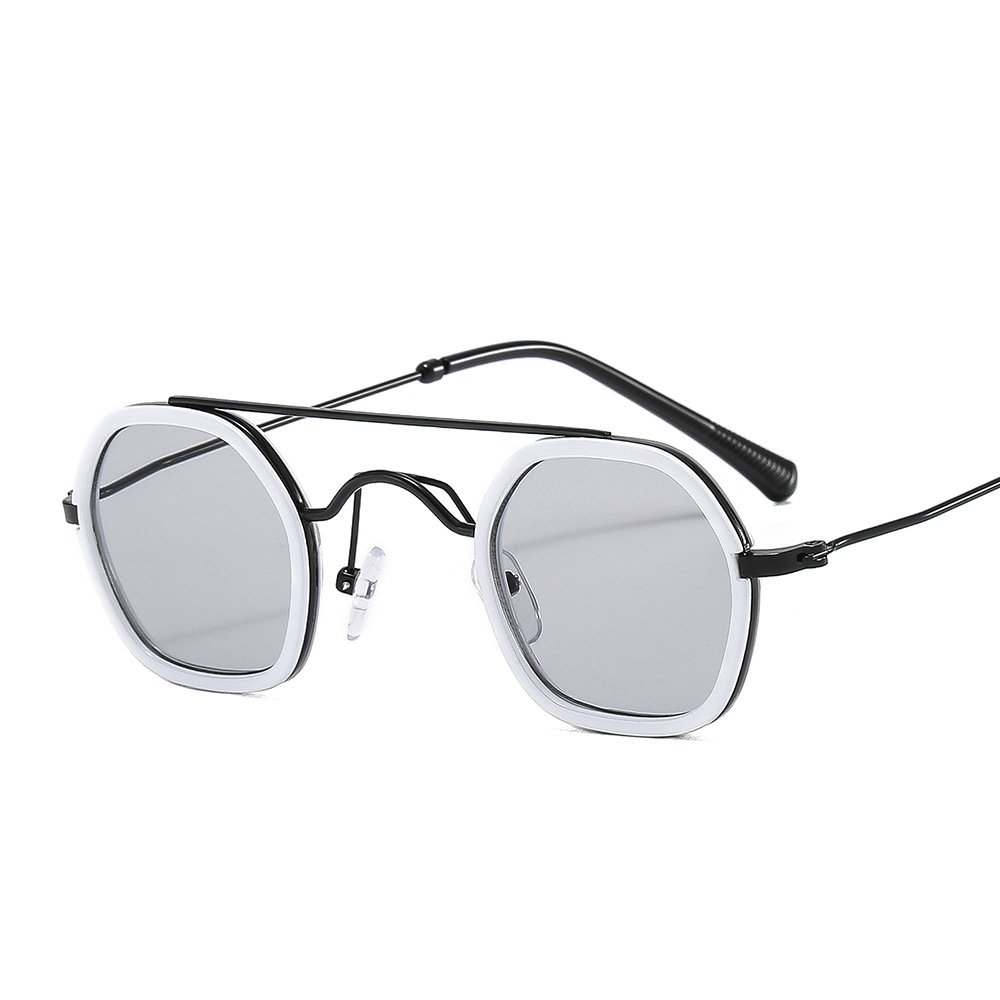 OT8045 Reasonable Price Round Double Bridge Sunglasses Steam Punk Sun Glasses China Wholesale Metal Frame Sunglasses Men