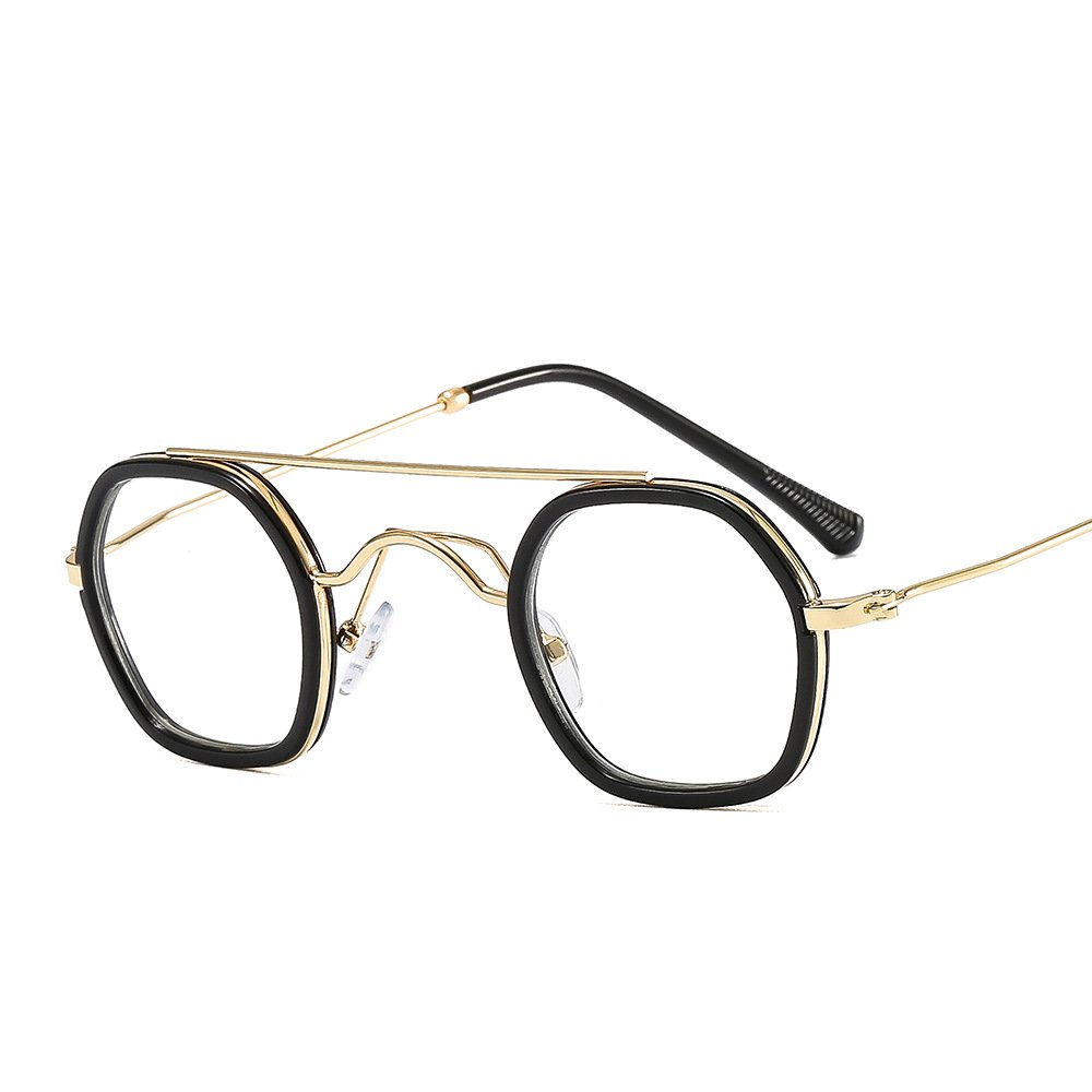 OT8045 Reasonable Price Round Double Bridge Sunglasses Steam Punk Sun Glasses China Wholesale Metal Frame Sunglasses Men