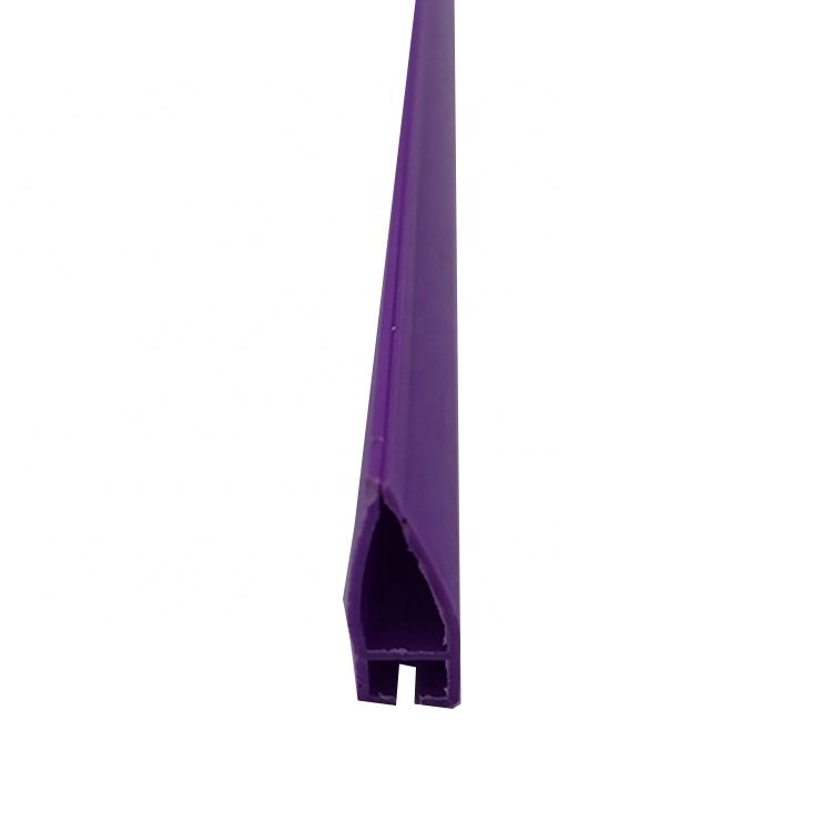 Extrusion Moulding Poster Clip Flexible Pvc Trim Plastic Strip