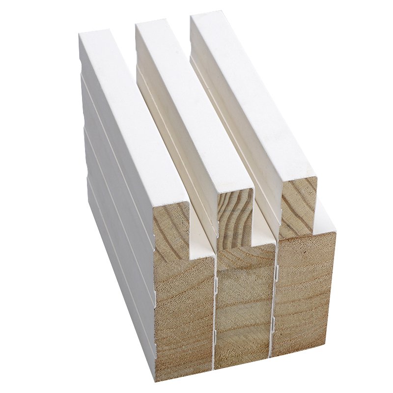 Customized Interior Door Frame Moulding Cheap Price White Painted Wood Primed MDF Casing Moulding For Door Window Inside