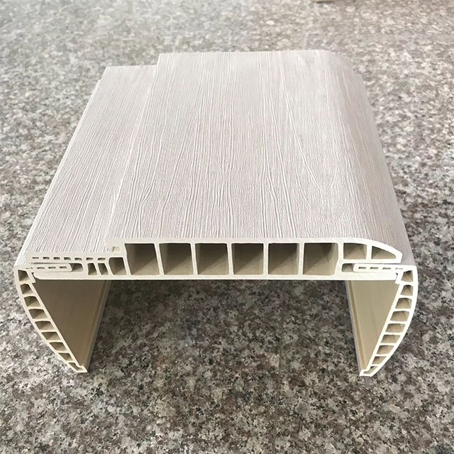 High Density WPC Mould Modern Design Interior 180B-47 WPC Door Frame Waterproof for Interior Home Application