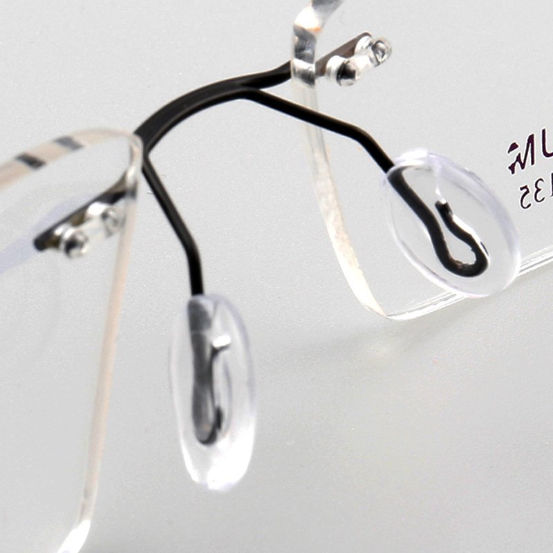 Clearance Stock Rimless titanium optical frame assort random Rimless Steel metal Eyewear glasses for reading glasses