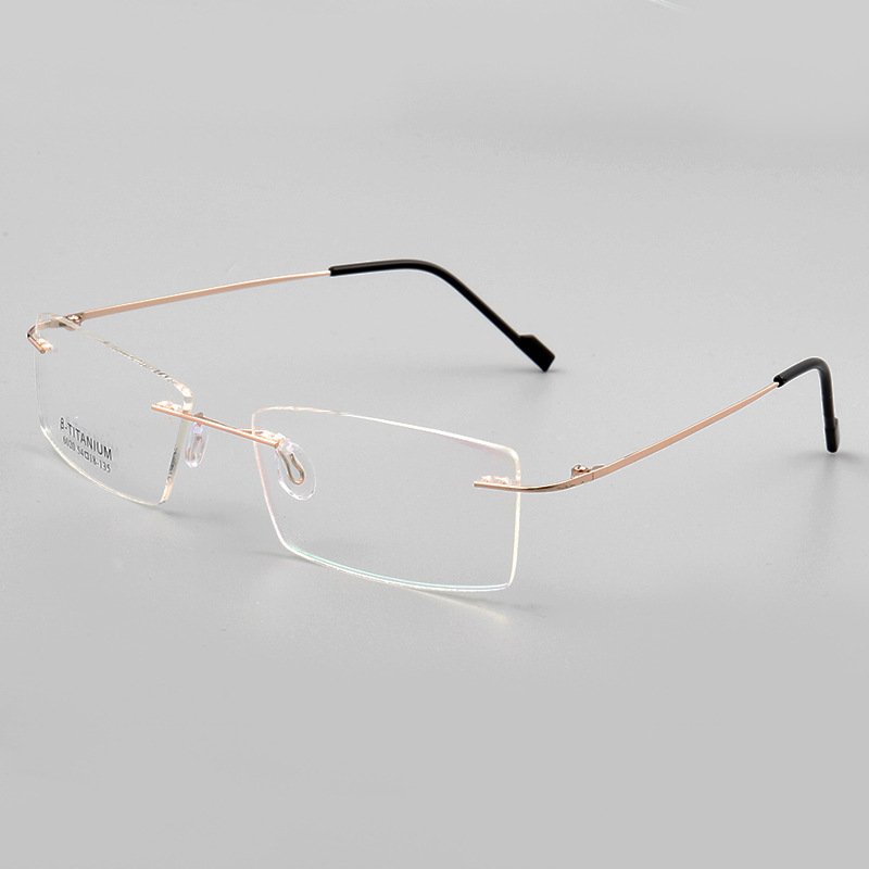 Clearance Stock Rimless titanium optical frame assort random Rimless Steel metal Eyewear glasses for reading glasses